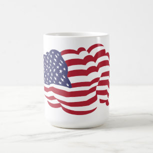 American Flag Cloud Coffee Mug