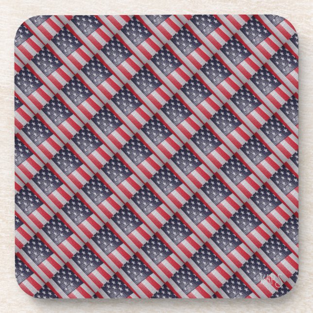 American Flag Coaster (Front)