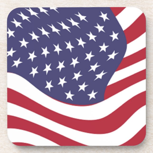 AMERICAN FLAG COASTER (Front)