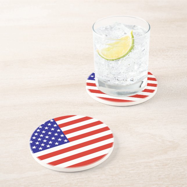 AMERICAN FLAG COASTER (Side)