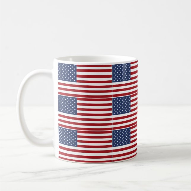 American Flag Coffee Mug (Left)