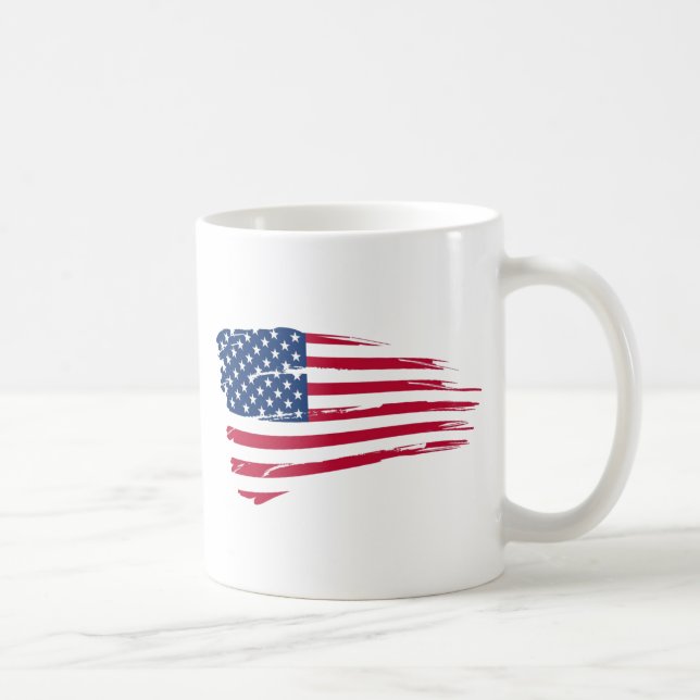 American Flag Coffee Mug (Right)