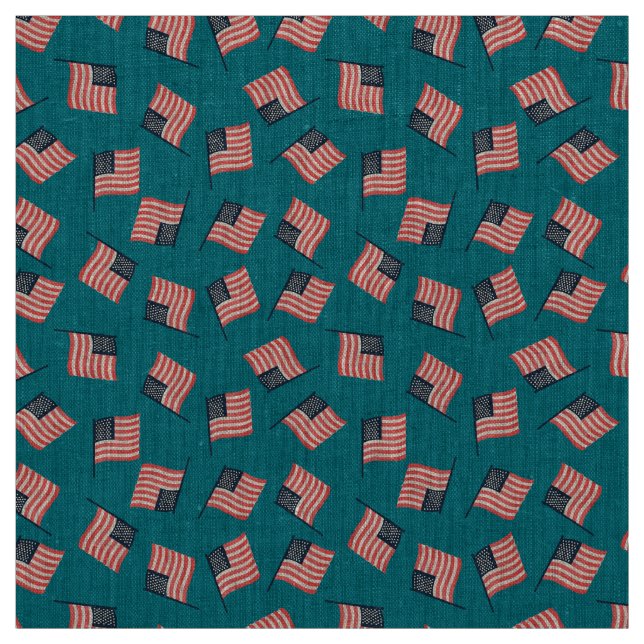   American Flag Composition 1 Fabric (Swatch)
