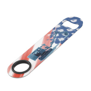 American Flag Crane and Shovel Construction Early Bar Key