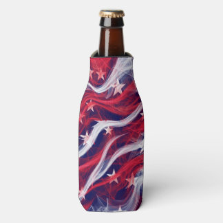 American flag Custom Bottle Cooler