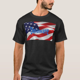 American Flag Delaware T-Shirt