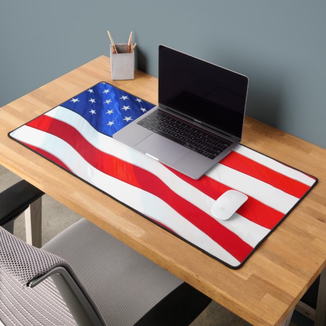 American Flag Design Desk Mat (Office 2)