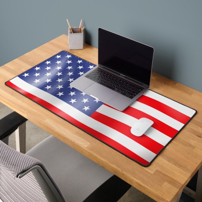 American Flag Design Desk Mat (Office 2)