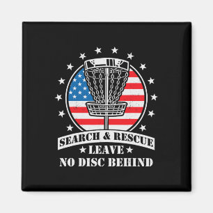 American Flag Disc Golf Search And Rescue 4th Of J Magnet