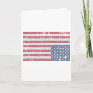 American Flag Distress Upside Down United States U Card
