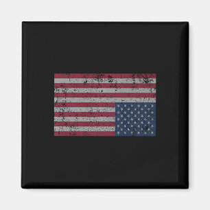 American Flag Distress Upside Down United States U Magnet