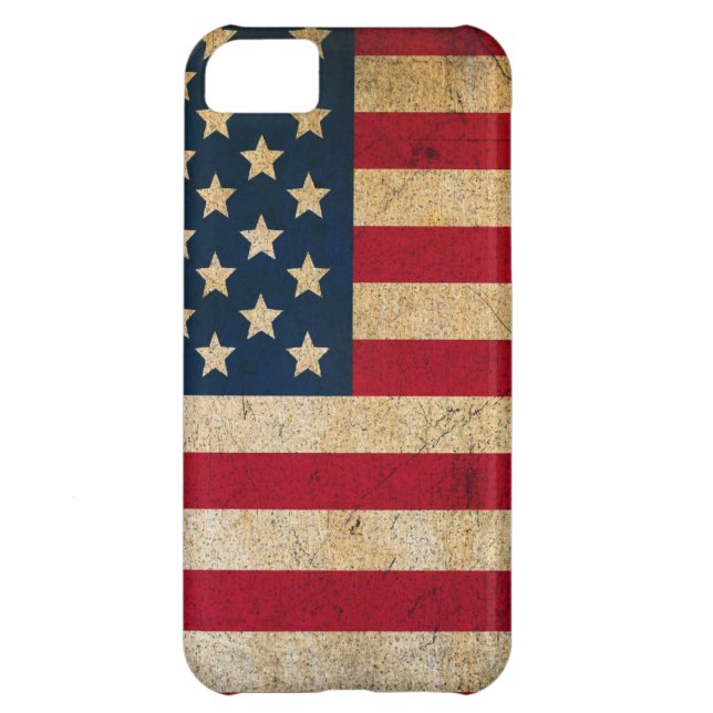 American Flag Distressed Case (Back)