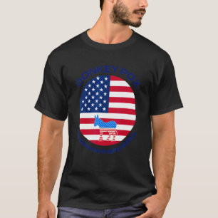 American Flag Donkey Pox The Desease Destroying Am T-Shirt