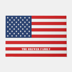 American Flag Doormat