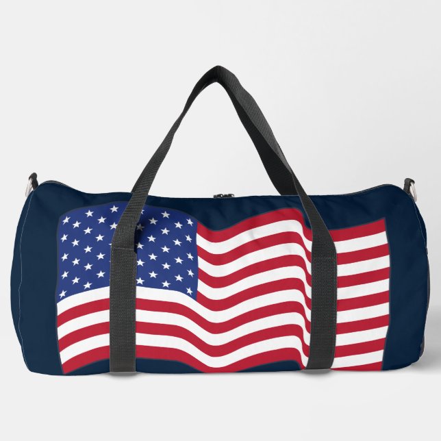  American Flag Duffel Bag (Front)