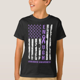 American Flag Enough Endoverdose International Awa T-Shirt