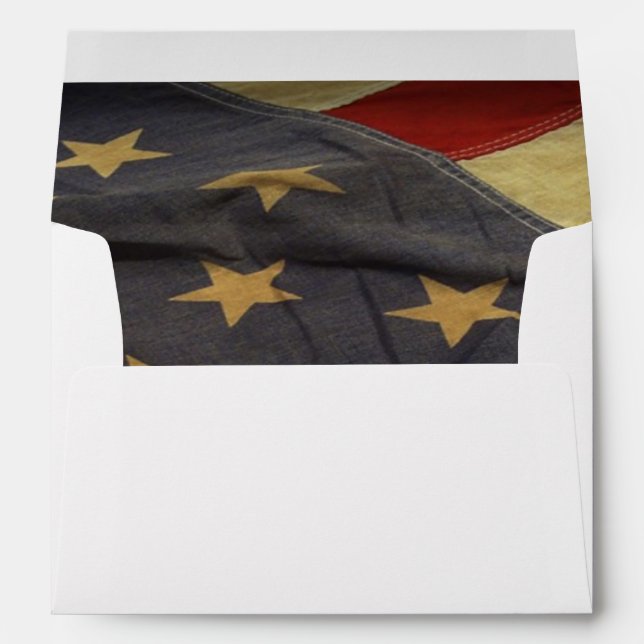 American Flag Envelope (Back (Bottom))
