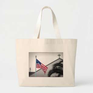 American Flag et Crucifix Impulse Sac fourre-tout