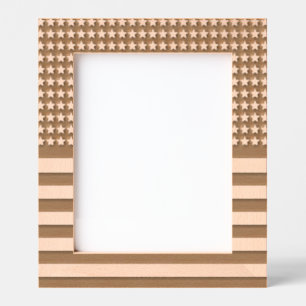 American Flag Etched Frames