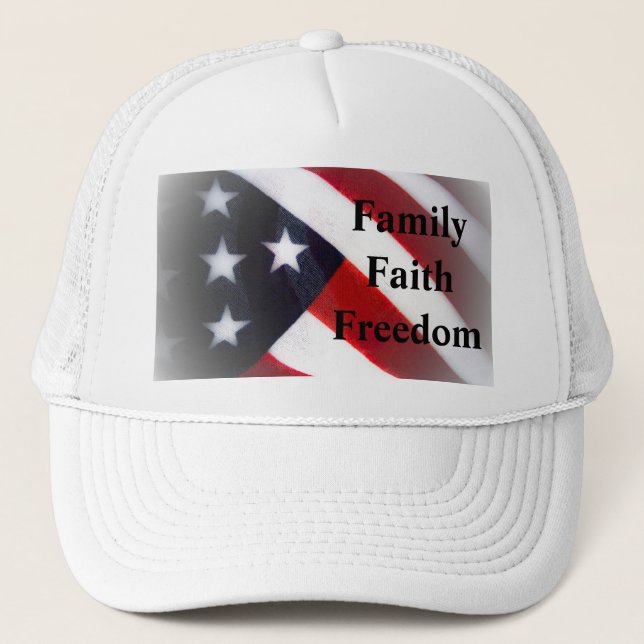 American Flag Family, Faith & Freedom Casquette (Devant)