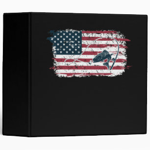 American Flag Fishing Binder
