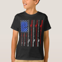 American Flag Fishing Rod Fishing Lover