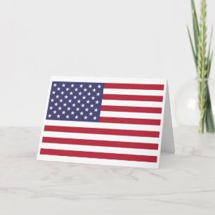 American Flag, Flag of United States Card