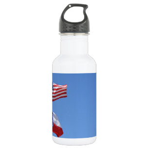 American Flag Flags Texas Stars Stripes 532 Ml Water Bottle