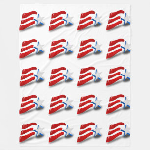 AMERICAN FLAG FLEECE BLANKET