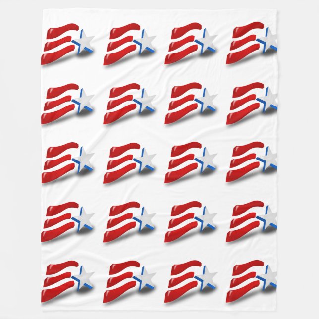 AMERICAN FLAG FLEECE BLANKET (Front)