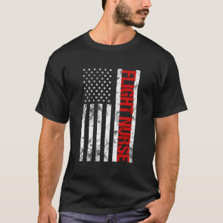American Flag Flight Nurse T-Shirt