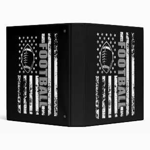 American Flag football Patriotic football Binder