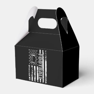 American Flag football Patriotic football Favor Box