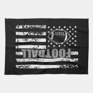 American Flag football Patriotic football Kitchen Towel