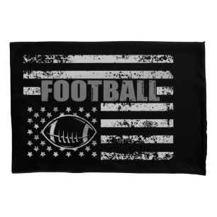 American Flag football Patriotic football Pillowcase