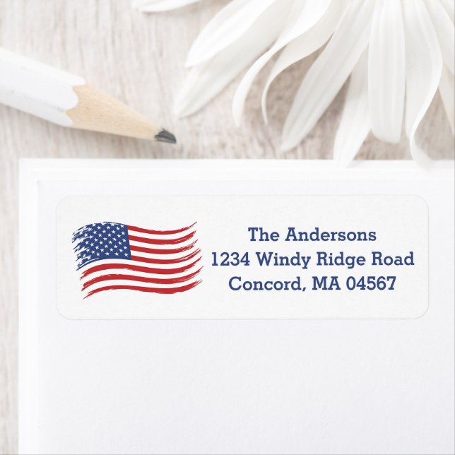 American Flag Fourth of July Address (Insitu)