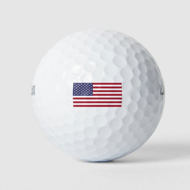 American Flag Golf Balls (Front)