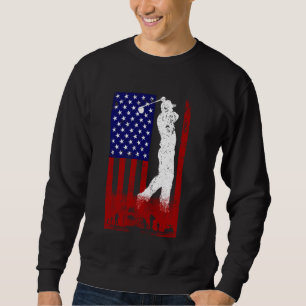 American Flag Golf Club USA 4th Of July For Men Wo Sweatshirt