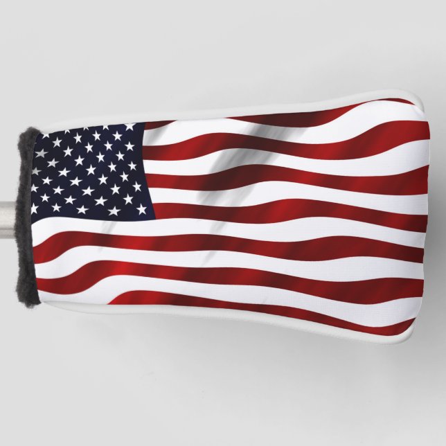 American Flag Golf Head Cover (Front)