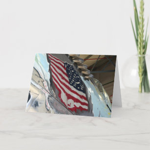 American Flag Greeting Card