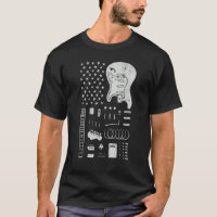 American Flag Guitar 4th of July Guitarist USA Cou