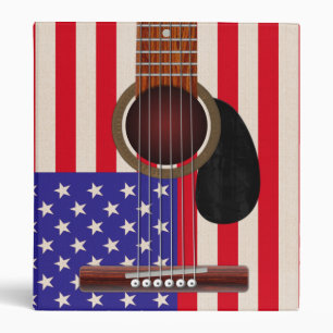 American Flag Guitar Binder