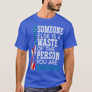 American Flag Guitar Patriotic Guitarist T-Shirt