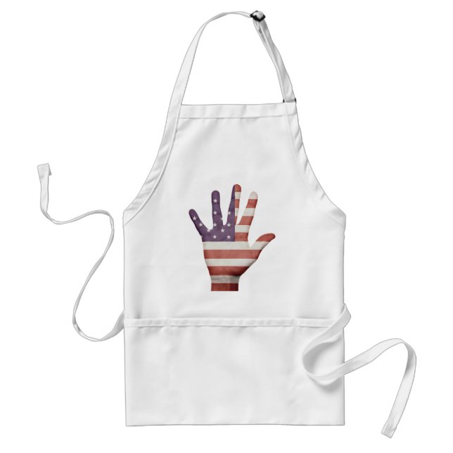 American Flag Hand Standard Apron (Front)