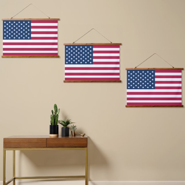 American flag hanging tapestry (Asymmetrical)