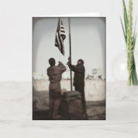 American Flag, Hero - Thank You Veterans Day Card