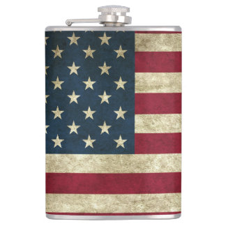 American Flag Hip Flask