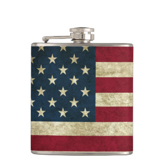 American Flag Hip Flask
