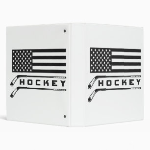 American Flag Hockey Apparel - Hockey Binder