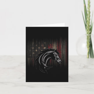 American Flag Horseback Riding Apparel - Horse  Card